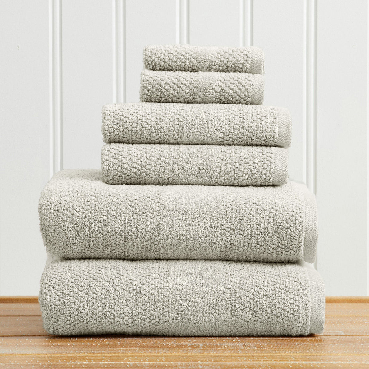 Marbella Textured Cotton Bath Towel Set