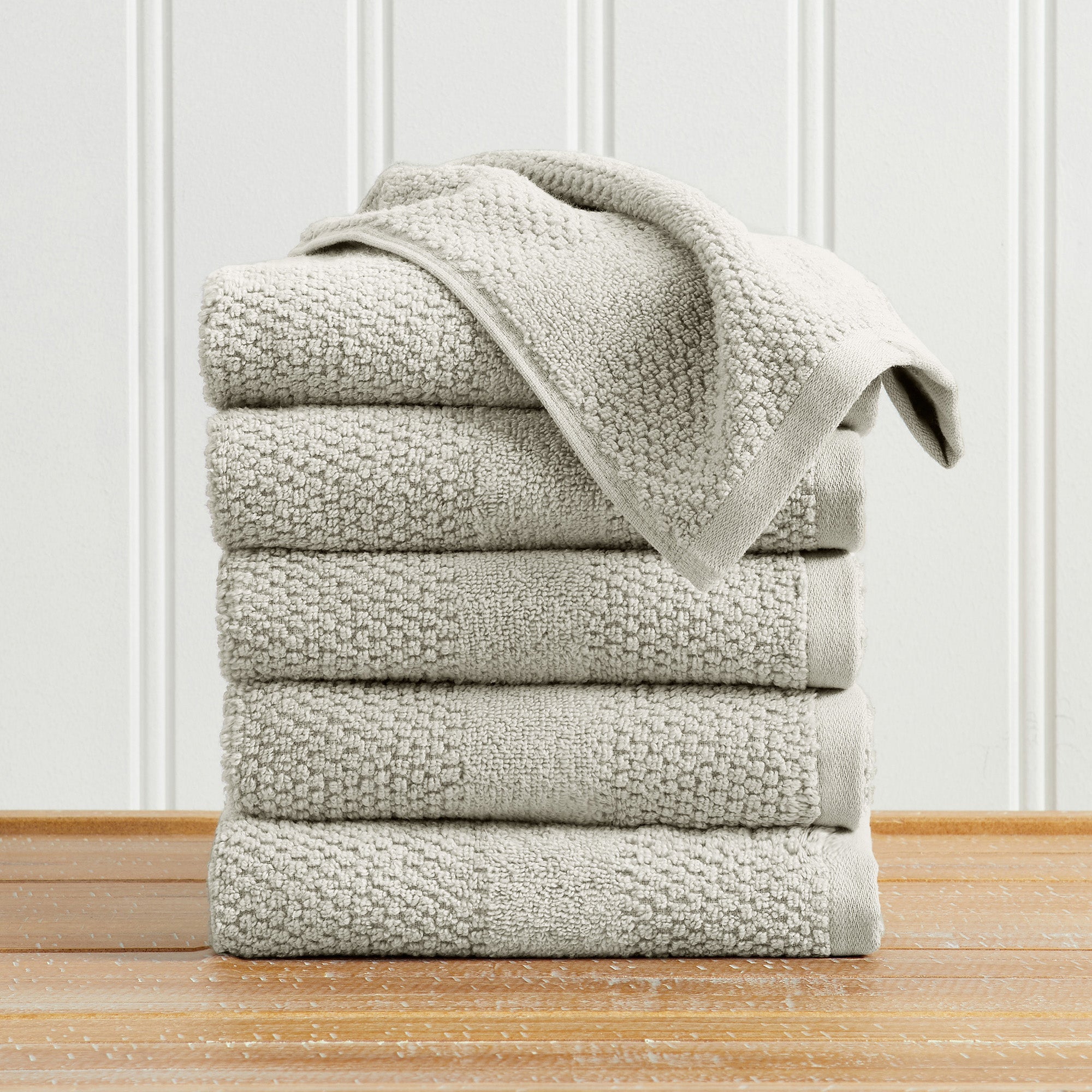 Marbella Textured Cotton Bath Towel Set