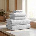 Georgiana Turkish Cotton Ribbed Towel Set (6-Piece)