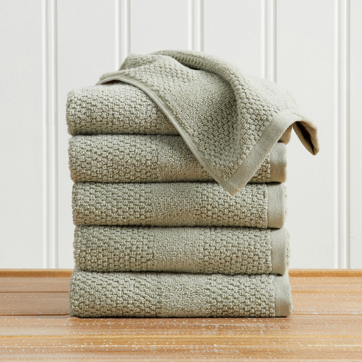 Marbella Textured Cotton Bath Towel Set
