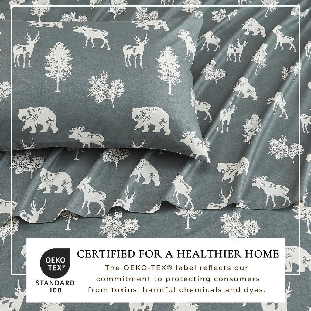Mountain Ridge Lodge Printed Sheet Set