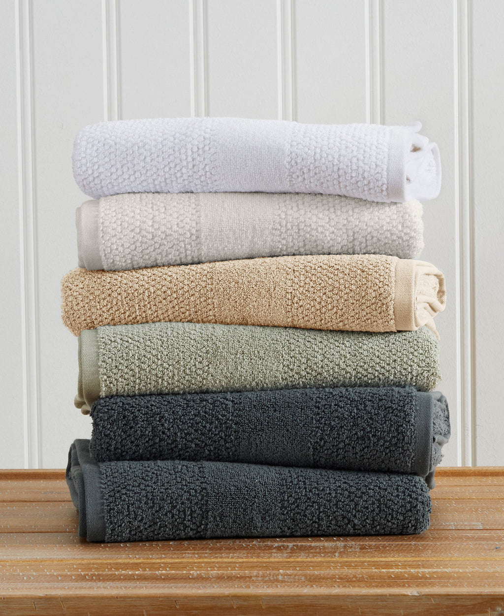 Marbella Textured Cotton Bath Towel Set