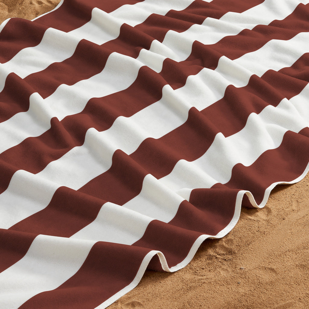Edgartown Striped Cabana Beach Towel