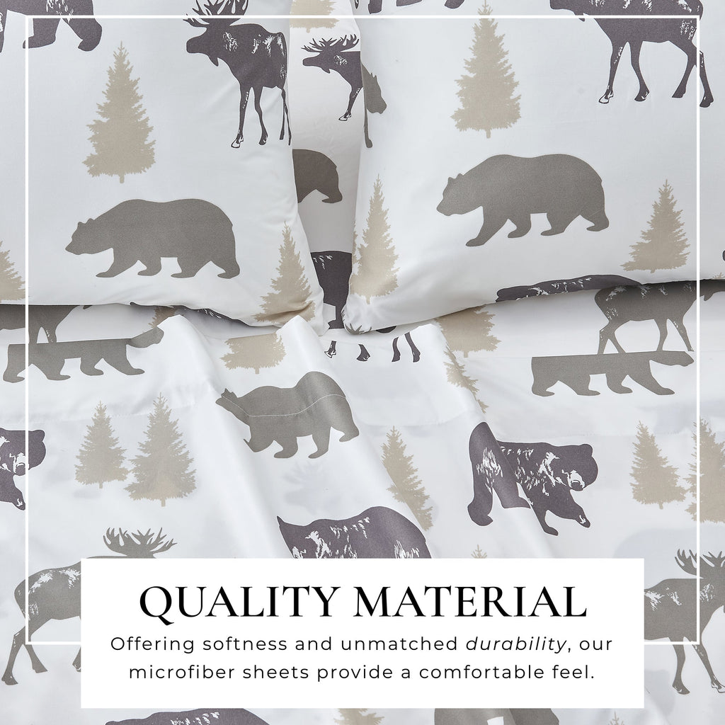 Mountain Ridge Lodge Printed Sheet Set