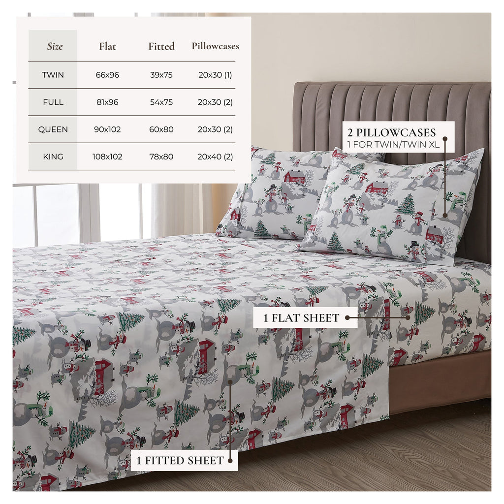 Mountain Ridge Lodge Printed Sheet Set