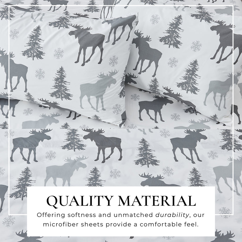 Mountain Ridge Lodge Printed Sheet Set