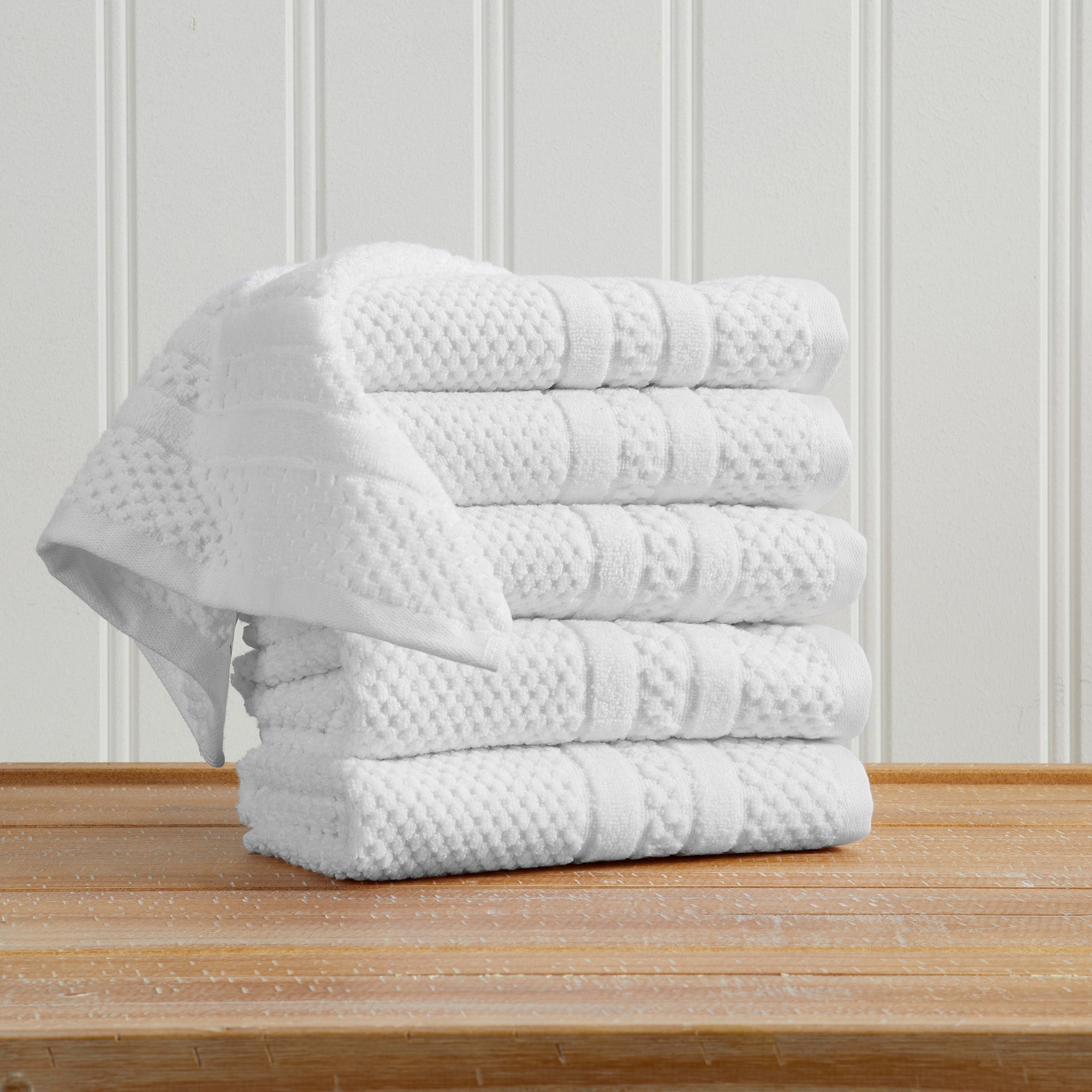 Giuliana Checkered Cotton Bath Towel Set