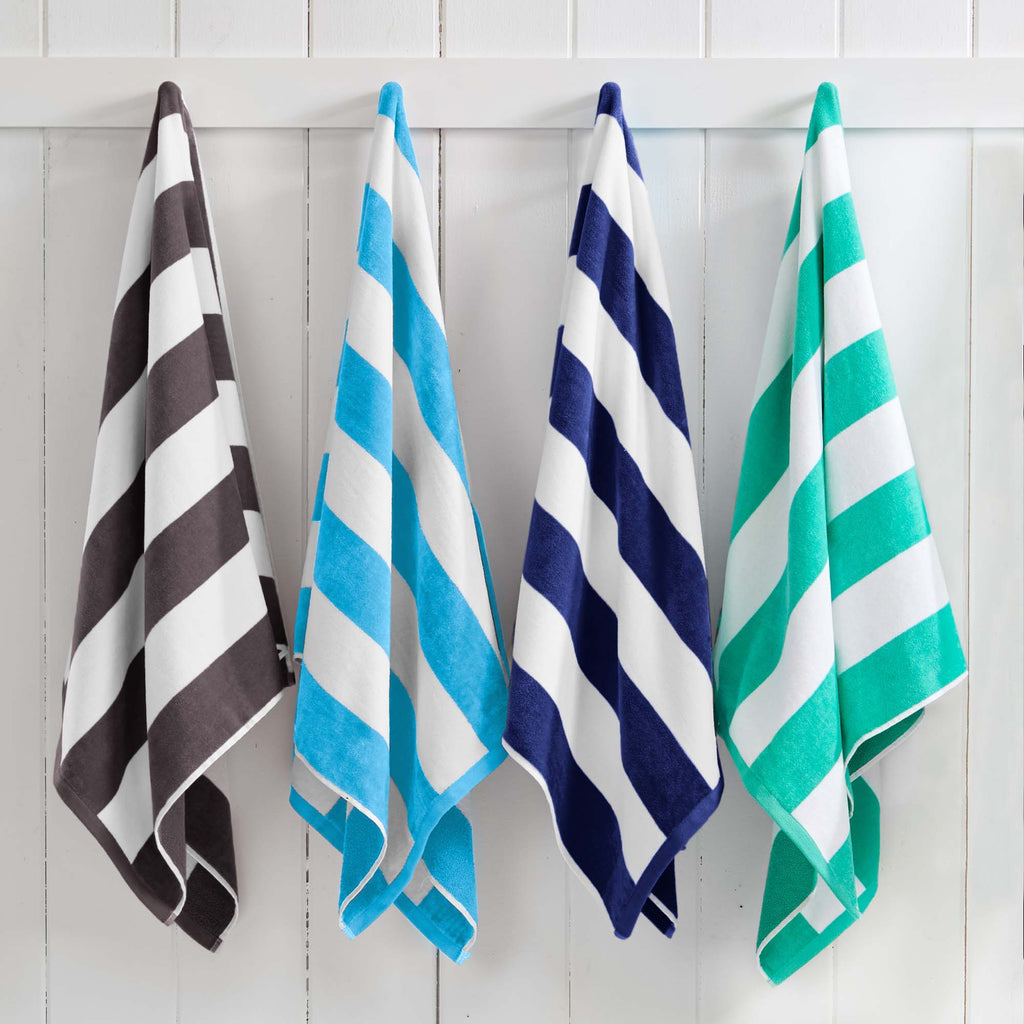 Novia Cabana Stripe Cotton Beach Towel